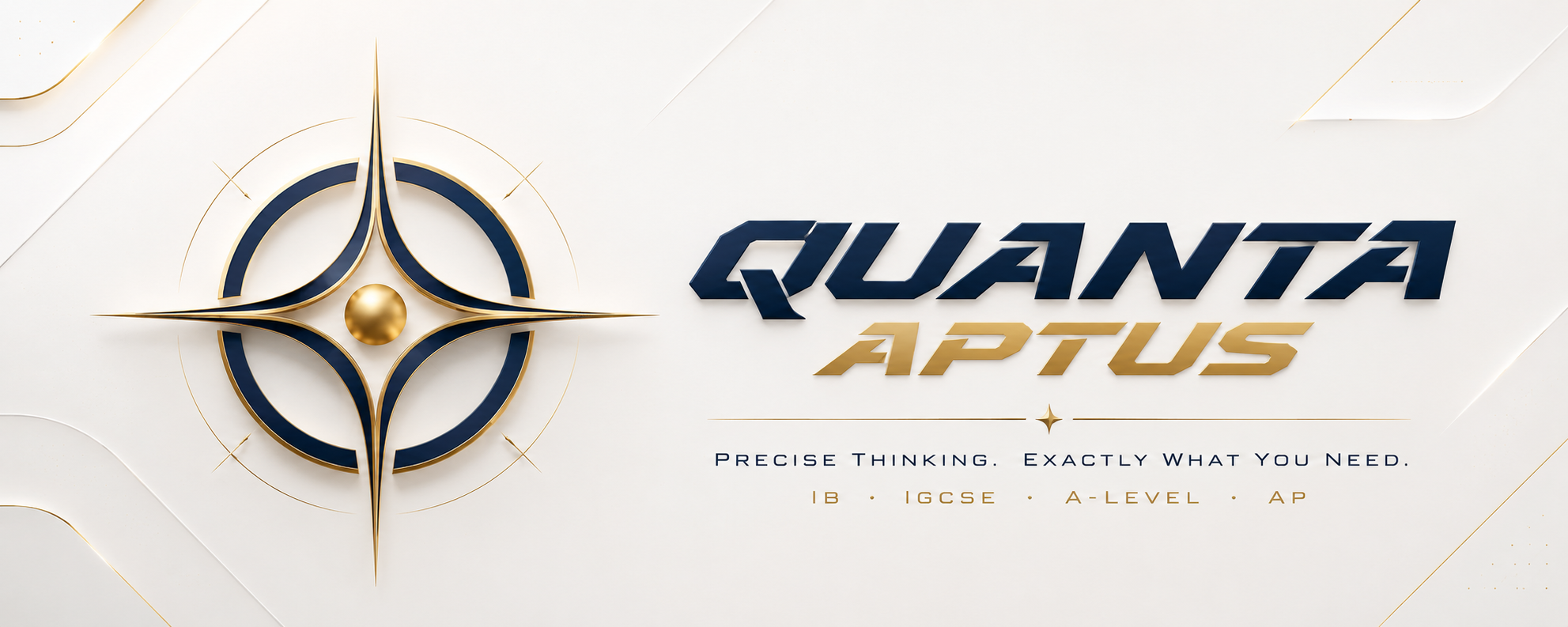 Quanta Aptus — Precise Thinking. Exactly What You Need.
